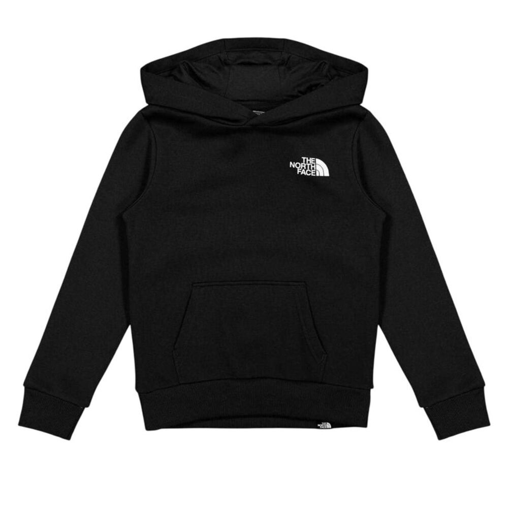 The North Face Childrens/Kids Dome Logo Cotton Blend Hoodie / Black